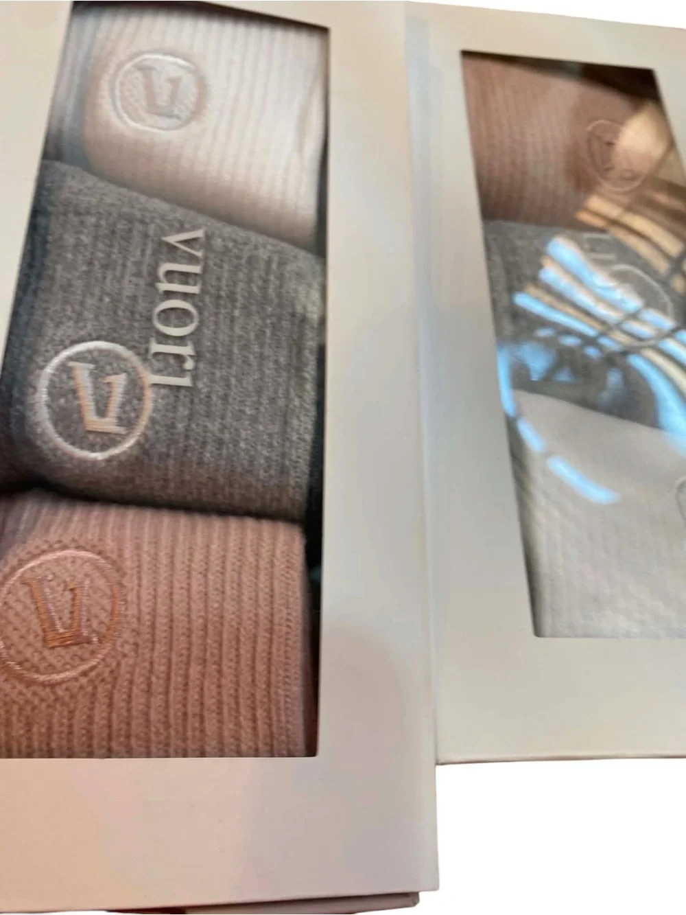 NWT Vuori Crew Sock Set Size Large Multi